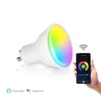 Wi-Fi Smart LED GU10 Spot | Tuya | 2700K-6500K + RGB, Led-lamp, Nieuw, Bipin of Steekvoet, Ophalen of Verzenden