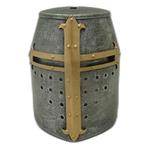 Spaarpot Ridderhelm - Kruistocht - Metaalgrijs & Goudkleurig, Ophalen of Verzenden, Nieuw