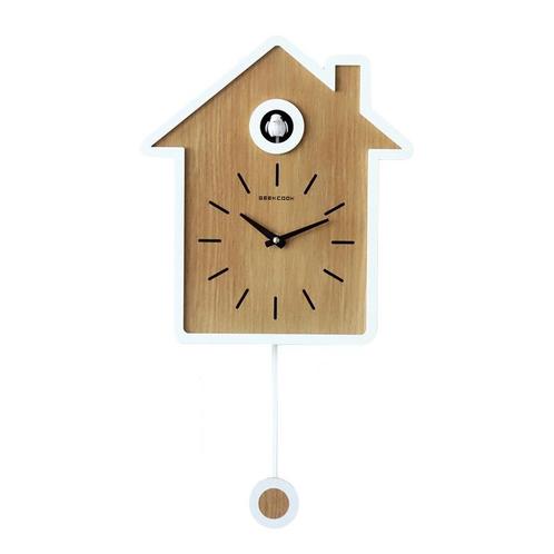 Koekoeksklok Elektrisch Modern Wit - Klok - Wandklok, Verzamelen, Overige Verzamelen, Verzenden