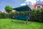 Tuinschommel de luxe - 3 personen - groen - 202 cm breed, Ophalen of Verzenden, Nieuw