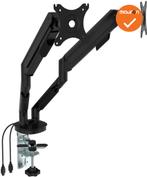 Monitor Arm - NIEUW - Voor twee beeldscherm - Inclusief USB-, Werkplek, Ophalen of Verzenden, Nieuw zonder verpakking, Overige typen