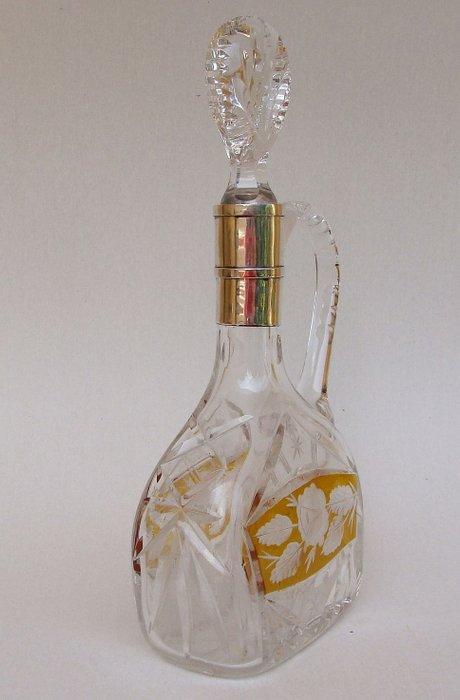 Moser Bohemia - Karaf - .800 zilver, Antiek en Kunst, Antiek | Goud en Zilver