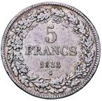 België. Leopold I. 5 Francs 1833 (Zonder Minimumprijs), Postzegels en Munten, Munten | Nederland