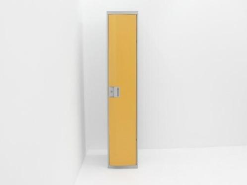 Locker/garderobekast - 180x35x50cm (hxbxd) - 1-deurs - geel, Huis en Inrichting, Woonaccessoires | Kapstokken, Overige typen, Gebruikt