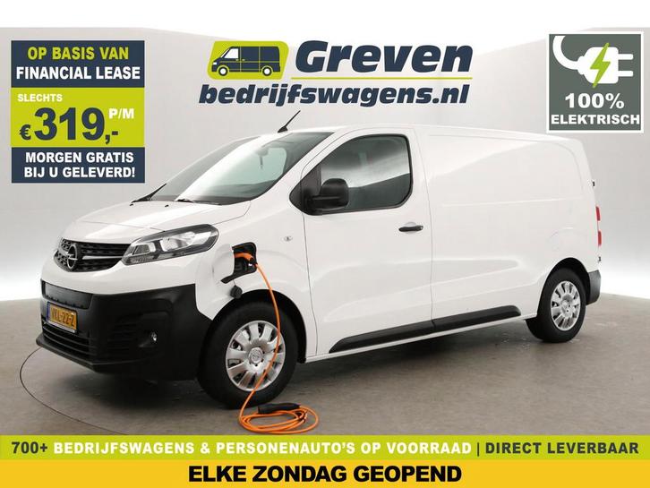 Opel Vivaro-e L2H1 75 kWh | SOH 92% | Elektrisch |, Auto's, Bestelauto's, Te koop, Automaat, Financial lease, Elektrisch, Wit