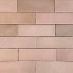 Handvorm wandtegel 6,5x20 roze random mat wandtegel, Ophalen, Nieuw, 10 m² of meer, Wandtegels