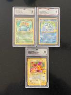 Pokémon - 3 Graded card - Venusaur, Blastoise, Pikachu Foil,, Nieuw
