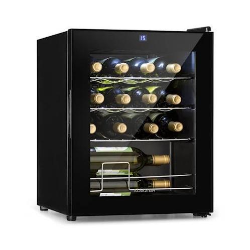 Wijnkoelkast Glasdeur Koelkast Wijnkoeler Zwart, Witgoed en Apparatuur, Koelkasten en IJskasten, Minder dan 75 liter, Nieuw, Zonder vriesvak