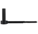 Schroefduim 17 cm zwart met draaipen 16 mm, Ophalen of Verzenden, Nieuw