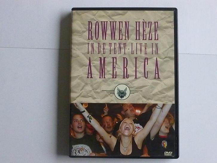 Rowwen Heze - In de Tent / Live in America (DVD), Cd's en Dvd's, Dvd's | Muziek en Concerten, Zo goed als nieuw, Verzenden