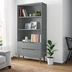 vidaXL Boekenkast MOLDE 85x35x170,5 cm massief grenenhout, Huis en Inrichting, Kasten | Boekenkasten, Verzenden, Nieuw, 50 tot 100 cm