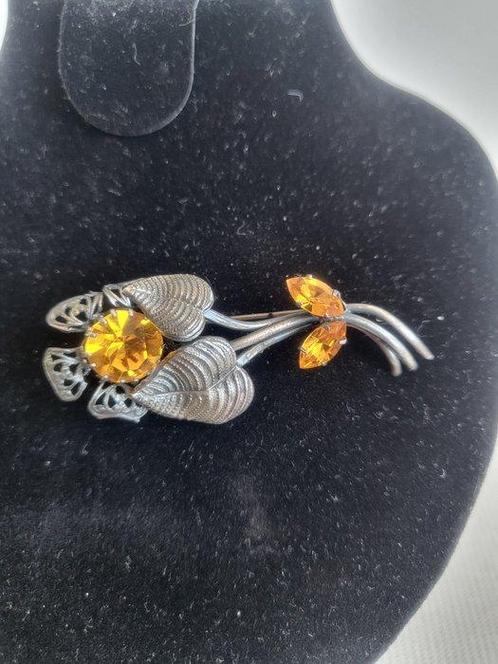 Zilver - Broche, Antiek en Kunst, Curiosa en Brocante