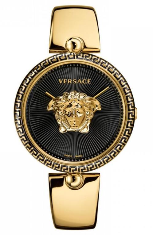 Versace VCO100017 Palazzo dames horloge 38 mm, Sieraden, Tassen en Uiterlijk, Horloges | Dames, Staal, Nieuw, Staal, Overige merken