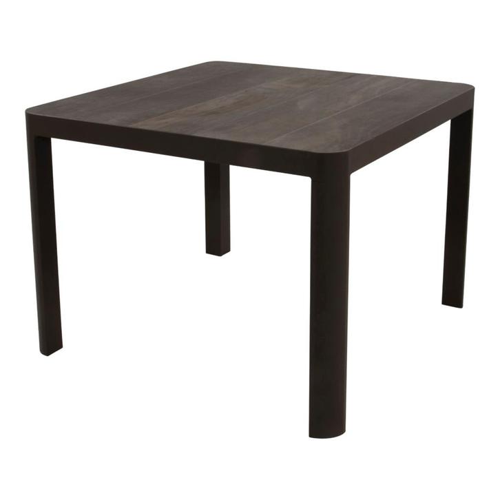 Tuintafel Castilla nuance 100x100 cm - antraciet, Huis en Inrichting, Stoelen, Nieuw, Ophalen of Verzenden