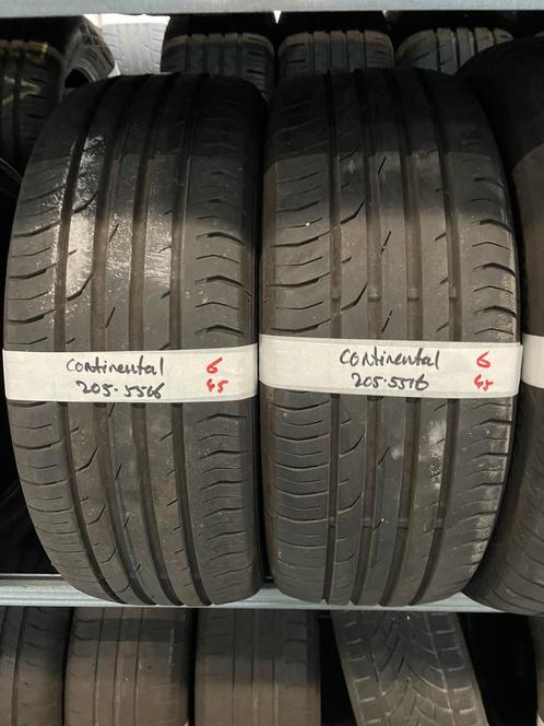 205-55-16 Continental Zomerbanden 6mm Incl Montage 205 55 16, Auto-onderdelen, Banden en Velgen, 16 inch, Zomerbanden, 205 mm