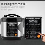 2dekans | Savoré Kitchen Rijstkoker met Stomer – 3L – 14, Witgoed en Apparatuur, Ophalen of Verzenden, Gebruikt