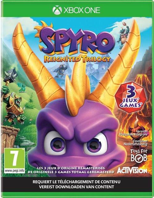 Spyro Reignited Trilogy (xbox one tweedehands game), Spelcomputers en Games, Games | Xbox One, Zo goed als nieuw, Ophalen of Verzenden