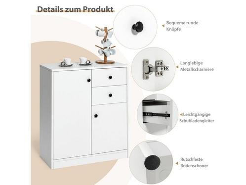 Coast vloerkast modern magazijn met 2 deuren 72 x 34 x 85,5, Huis en Inrichting, Woonaccessoires | Overige, Nieuw, Verzenden