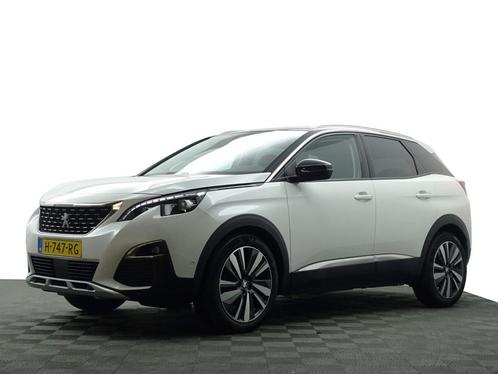 Zakelijke Lease |  Peugeot 3008 1.2 PureTech Premium GT Line, Auto's, Peugeot, Dealer onderhouden, Lease, Zwart, Automaat, SUV of Terreinwagen