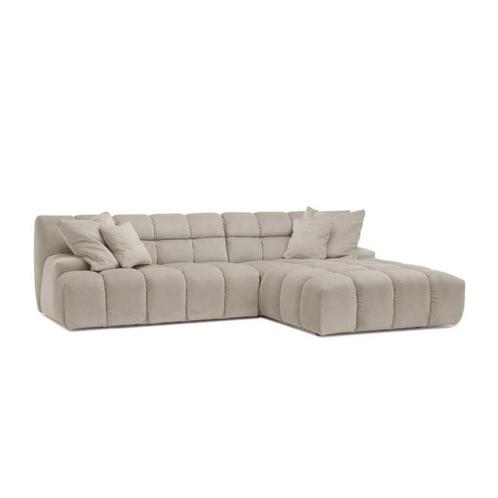 Loungebank Tynaarlo - loungebanken - Creme, Huis en Inrichting, Banken | Sofa's en Chaises Longues, Nieuw, Stof