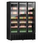 GGM Gastro | Drankenkoelkast - 1500 liter - 3 glazen deuren, Witgoed en Apparatuur, Koelkasten en IJskasten, Verzenden, Nieuw
