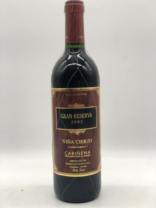 1 x 75cl Vina Cierzo Grand Reserva 2002 (Aragon, rood), Verzamelen, Wijnen, Spanje, Rode wijn, Nieuw, Ophalen of Verzenden