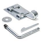 Boerenklinkstel | Starx (Links/Rechts, Verzinkt), Doe-het-zelf en Verbouw, Hang- en Sluitwerk, Verzenden, Nieuw