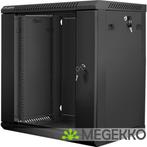 Lanberg WF01-6412-10B rack 12U Wandrek Zwart, Verzenden, Nieuw