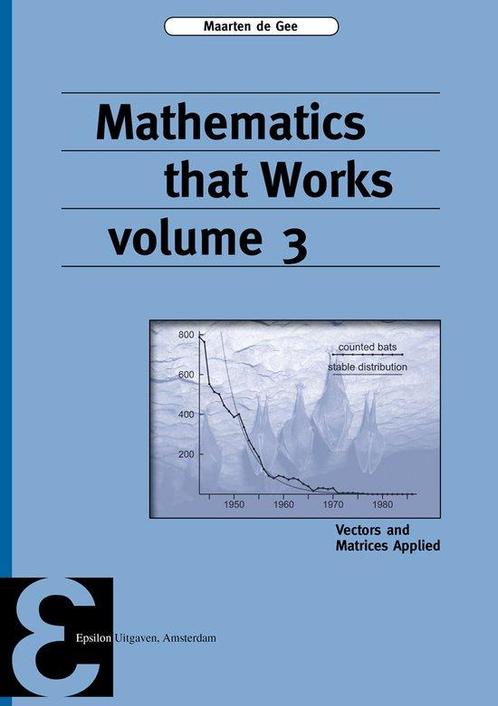 9789050411691 Epsilon uitgaven 92 - Mathematics that Works 3, Boeken, Schoolboeken, Zo goed als nieuw, Verzenden