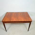 Palissander verlengbare vintage eettafel, ALMA, Huis en Inrichting, Tafels | Eettafels, Vintage, 200 cm of meer, Zo goed als nieuw