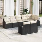 vidaXL Tuin Sofa Set 8 pcs poly rattan, Tuin en Terras, Verzenden, Nieuw, Rotan