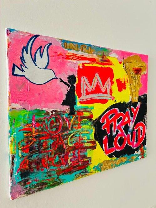 Cole Cooper - PRAY LOUD, Antiek en Kunst, Kunst | Schilderijen | Modern