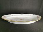 Meissen - Fiore sparso - PIATTO OVALE Blu Spade incrociat -