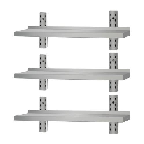 GGM Gastro | Wandplanken ECO - 1500x300mm - met 3 planken |, Huis en Inrichting, Woonaccessoires | Wandplanken en Boekenplanken
