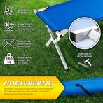 Veldbed - 1 Persoons - Kampeerbed - Stretcher - Blauw - TRES, Huis en Inrichting, Verzenden, Nieuw