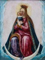 Scuola europea (XVII) - Madonna con Bambino in fasce, Antiek en Kunst