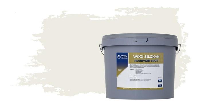 Wixx Siloxan Buitenlatex Matt RAL 9010 | Zuiver Wit 5L, Doe-het-zelf en Verbouw, Verf, Beits en Lak, Verf, Wit, Nieuw, Minder dan 5 liter