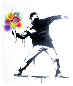 Utopia - Man throwing Bubbles flowers