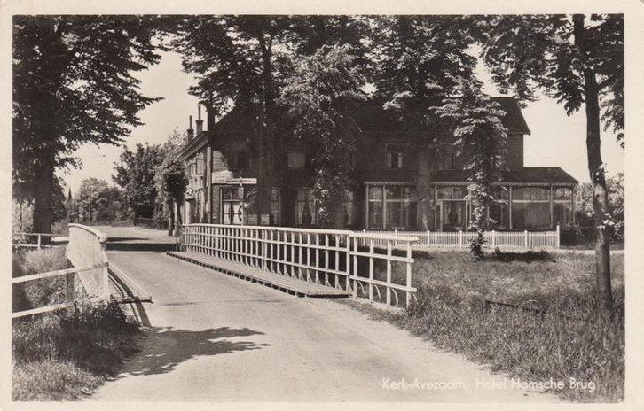 KERK-AVEZAATH - Hotel Hamsche Brug, Verzamelen, Ansichtkaarten | Nederland, Verzenden