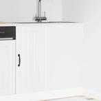 vidaXL Spoelbakonderkast Lucca bewerkt hout wit, Verzenden, Nieuw, Wit
