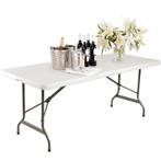 Bolero klaptafel wit 183cm, Verzenden, Nieuw in verpakking