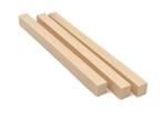 Netjes geschaafd blok/stok lindehout (2.5x2.5x40 cm, om te, Ophalen of Verzenden, Nieuw