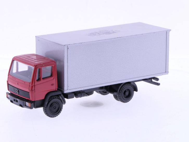 Schaal 1:50 NZG 250 mercedes 709-1114 Ecoliner bakwagen m..., Hobby en Vrije tijd, Modelauto's | 1:50, Gebruikt, NZG, Ophalen of Verzenden