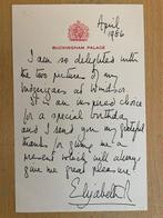 Queen Elizabeth II - Letter from HM Queen Elizabeth II, Nieuw