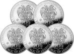 5 Troy Ounce - Zilver .999 - Noahs Arch 2025 - 155,5 gram -