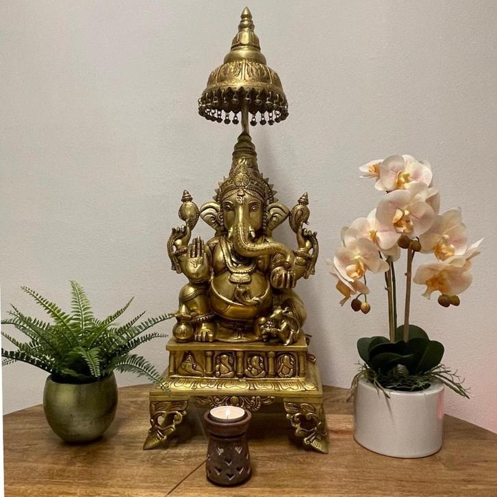 Ganesha XL - hoge kwaliteit messing 34 kg, Sport en Fitness, Gezondheidsproducten en Wellness, Ophalen of Verzenden