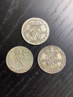 Nederland, Provinciale munten 1/4 Gulden 1759 3 stuks, Postzegels en Munten, Munten | Nederland