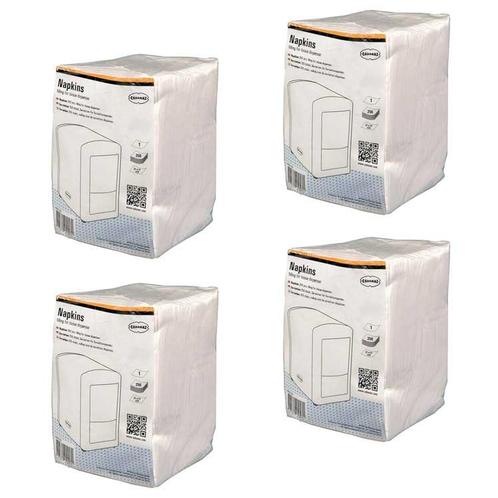 Cabanaz Navulling Dispenser servetten - 4 pak à 250 = 1000, Huis en Inrichting, Keuken | Textiel, Verzenden