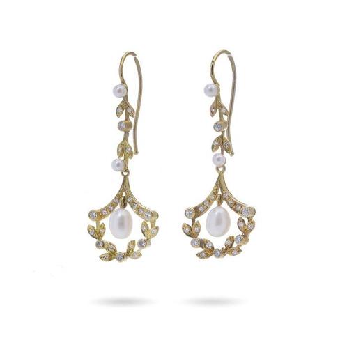 Oorbellen 19e-eeuwse Victoriaanse geïnspireerde oorbellen, Sieraden, Tassen en Uiterlijk, Oorbellen