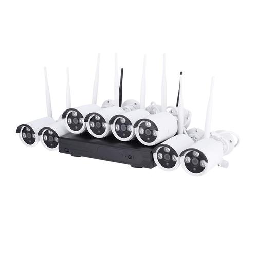 Nivian KIT830W bewakingscamera plug en play set wit met 8x, Audio, Tv en Foto, Videobewaking, Nieuw, Ophalen of Verzenden
